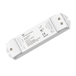 Controlador RGBW / RGB / CCT / Monocolor 12-48V DC - 20A (5A/canal) - RF 2.4G - PUSH Dimmer - Skydance - Barcelona Led-Control y regulación