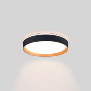 Lámpara de techo LED tipo plafón CCT 24W - Efecto madera - Ø40cm - Barcelona Led-