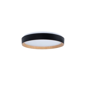 Lámpara de techo LED tipo plafón CCT 24W - Efecto madera - Ø40cm - Barcelona Led-