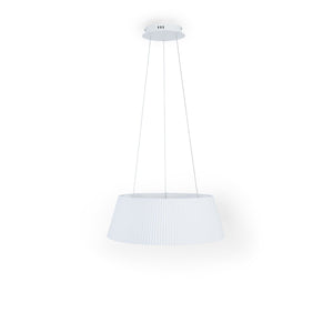 Lámpara colgante LED CCT 24W - Efecto madera - ø46cm (5)