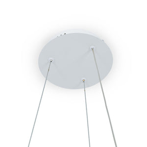 Lámpara colgante LED CCT 24W - Efecto madera - ø46cm (6)