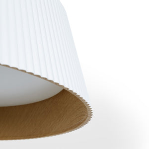 Lámpara colgante LED CCT 24W - Efecto madera - ø46cm (7)