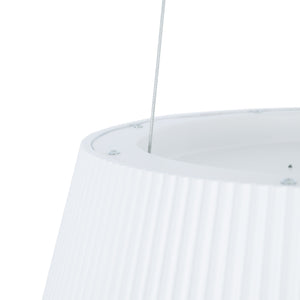 Lámpara colgante LED CCT 24W - Efecto madera - ø46cm (8)