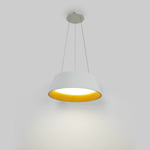Lámpara colgante LED CCT 24W - Efecto madera - ø46cm - Barcelona Led-Decoración