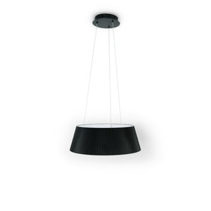 Lámpara colgante LED CCT 24W - Efecto madera - ø46cm (12)