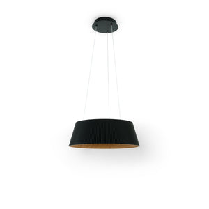 Lámpara colgante LED CCT 24W - Efecto madera - ø46cm - Barcelona Led-Decoración