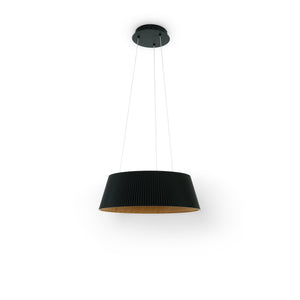 Lámpara colgante LED CCT 24W - Efecto madera - ø46cm (13)