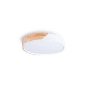 Plafón LED techo CCT 24W - Madera y Policarbonato - ø40cm - IP22 - Barcelona Led-