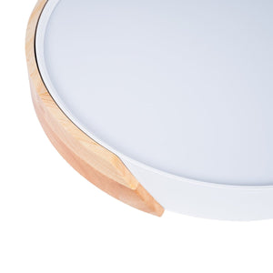 Plafón LED techo CCT 24W - Madera y Policarbonato - ø40cm - IP22 - Barcelona Led-