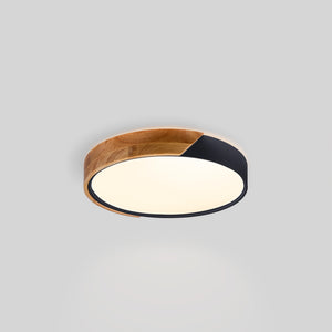 Plafón LED techo CCT 24W - Madera y Policarbonato - ø40cm - IP22 (13)