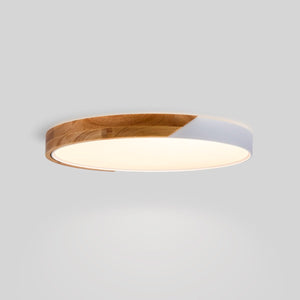 Plafón LED techo CCT 36W - Madera y Policarbonato- ø50cm - IP22 - Barcelona Led-