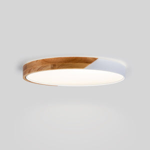 Plafón LED techo CCT 36W - Madera y Policarbonato- ø50cm - IP22 - Barcelona Led-