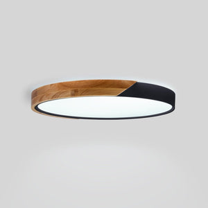 Plafón LED techo CCT 36W - Madera y Policarbonato- ø50cm - IP22 - Barcelona Led-