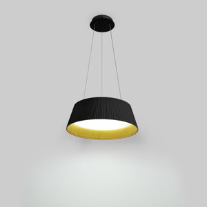 Lámpara colgante LED CCT 24W - Efecto madera - ø46cm (26)