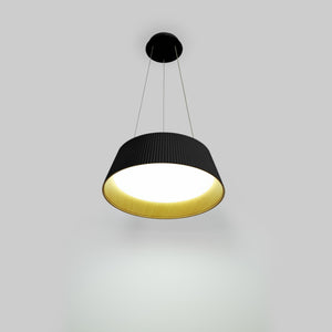 Lámpara colgante LED CCT 24W - Efecto madera - ø46cm (27)