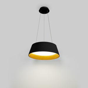 Lámpara colgante LED CCT 24W - Efecto madera - ø46cm (28)