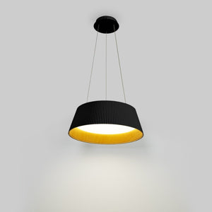 Lámpara colgante LED CCT 24W - Efecto madera - ø46cm - Barcelona Led-Decoración