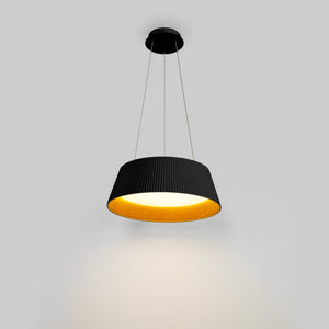 Lámpara colgante LED CCT 24W - Efecto madera - ø46cm - Barcelona Led-Decoración