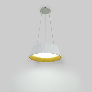 Lámpara colgante LED CCT 24W - Efecto madera - ø46cm - Barcelona Led-Decoración