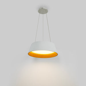 Lámpara colgante LED CCT 24W - Efecto madera - ø46cm (34)