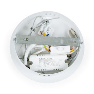Lámpara colgante LED CCT 24W - Efecto madera - ø46cm (35)