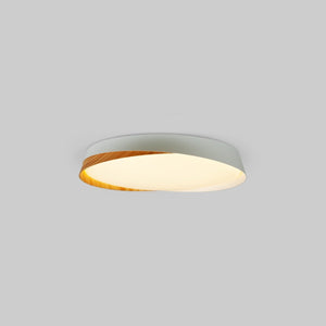 Lámpara de techo LED tipo plafón CCT 24W - Efecto madera - ø40cm - IP22 - Barcelona Led-