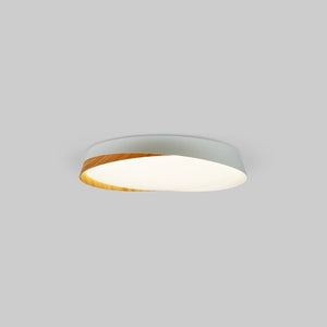 Lámpara de techo LED tipo plafón CCT 24W - Efecto madera - ø40cm - IP22 - Barcelona Led-