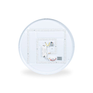 Lámpara de techo LED tipo plafón CCT 24W - Efecto madera - ø40cm - IP22 - Barcelona Led-