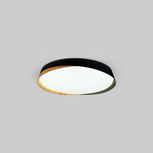 Lámpara de techo LED tipo plafón CCT 24W - Efecto madera - ø40cm - IP22 - Barcelona Led-
