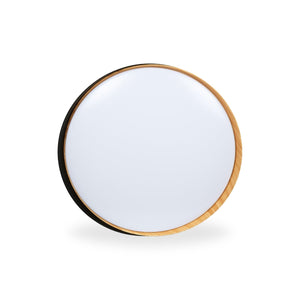 Lámpara de techo LED tipo plafón CCT 24W - Efecto madera - ø40cm - IP22 - Barcelona Led-