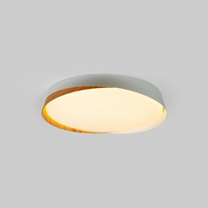 Lámpara de techo LED tipo plafón CCT 36W - Efecto madera - ø50cm - IP22 - Barcelona Led-