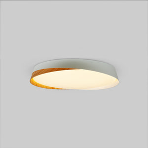 Lámpara de techo LED tipo plafón CCT 36W - Efecto madera - ø50cm - IP22 - Barcelona Led-
