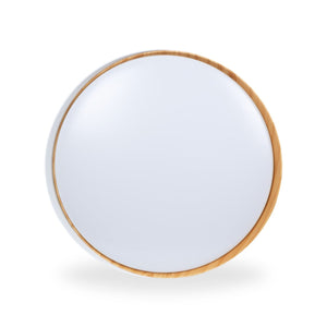 Lámpara de techo LED tipo plafón CCT 36W - Efecto madera - ø50cm - IP22 - Barcelona Led-