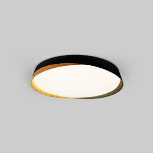 Lámpara de techo LED tipo plafón CCT 36W - Efecto madera - ø50cm - IP22 (19)