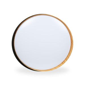 Lámpara de techo LED tipo plafón CCT 36W - Efecto madera - ø50cm - IP22 - Barcelona Led-