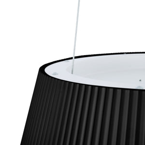 Lámpara colgante LED CCT 24W - Efecto madera - ø46cm (37)