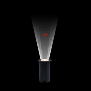 Baliza LED empotrable en suelo 10W - Blanco cálido - IP67 - Color Negro - Barcelona Led-
