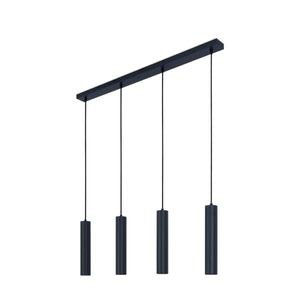Lámpara colgante minimalista cuádruple "Bila 4" - GU10 - Barcelona Led-Decoración