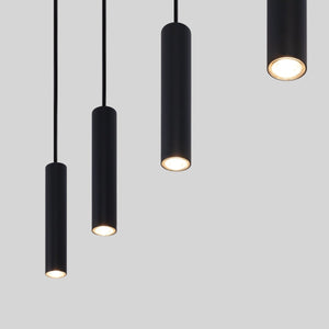 Lámpara colgante minimalista cuádruple "Bila 4" - GU10 - Barcelona Led-Decoración