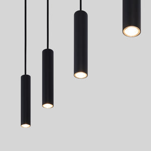 Lámpara colgante minimalista cuádruple "Bila 4" - GU10 (14)