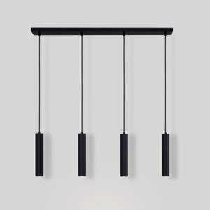Lámpara colgante minimalista cuádruple "Bila 4" - GU10 - Barcelona Led-Decoración