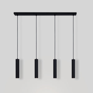 Lámpara colgante minimalista cuádruple "Bila 4" - GU10 (15)