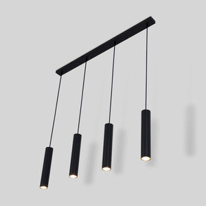 Lámpara colgante minimalista cuádruple "Bila 4" - GU10 - Barcelona Led-Decoración