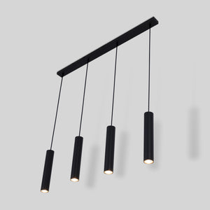 Lámpara colgante minimalista cuádruple "Bila 4" - GU10 (19)