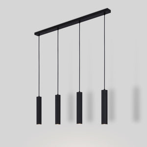 Lámpara colgante minimalista cuádruple "Bila 4" - GU10 - Barcelona Led-Decoración