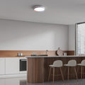 Lámpara de techo LED tipo plafón CCT 24W - Efecto madera - ø40cm - IP22 2