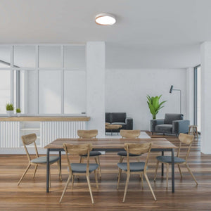 Lámpara de techo LED tipo plafón CCT 24W - Efecto madera - ø40cm - IP22 - Barcelona Led-