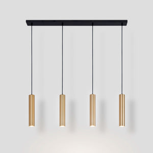 Lámpara colgante minimalista cuádruple "Bila 4" - GU10 (25)