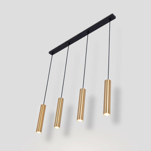 Lámpara colgante minimalista cuádruple "Bila 4" - GU10 (26)