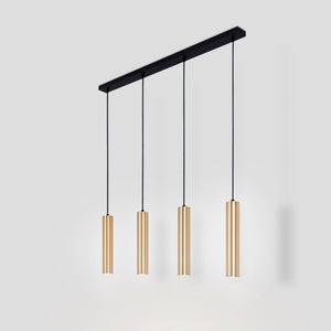 Lámpara colgante minimalista cuádruple "Bila 4" - GU10 (28)